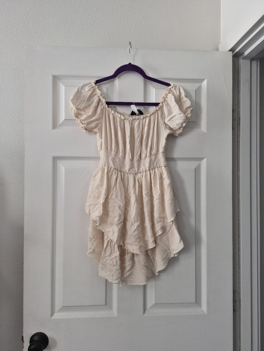 Cream Cottagecore Top Medium